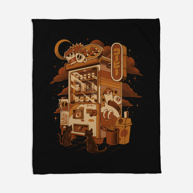 Coffee Vending Machine-None-Fleece-Blanket-ilustrata