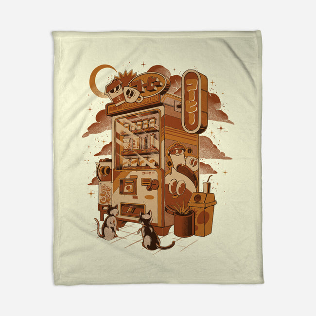 Coffee Vending Machine-None-Fleece-Blanket-ilustrata