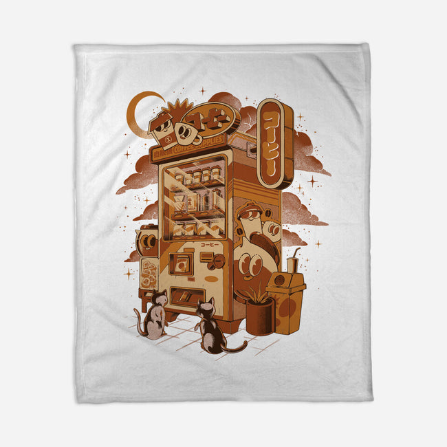Coffee Vending Machine-None-Fleece-Blanket-ilustrata