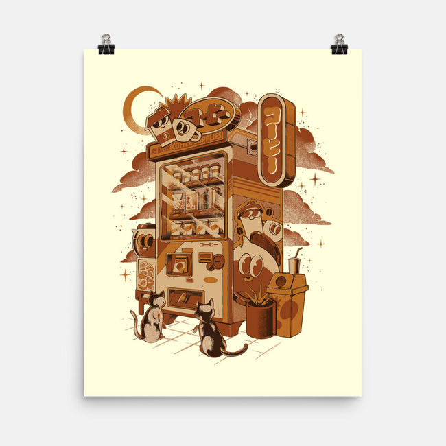 Coffee Vending Machine-None-Matte-Poster-ilustrata