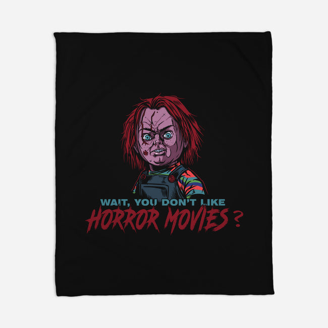Wait No Horror Movies-None-Fleece-Blanket-AndreusD
