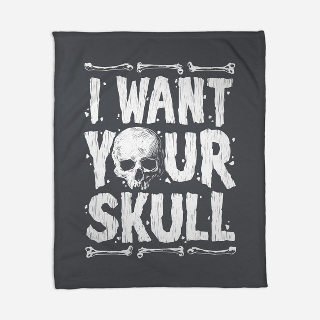Skull Harvester-None-Fleece-Blanket-Getsousa!