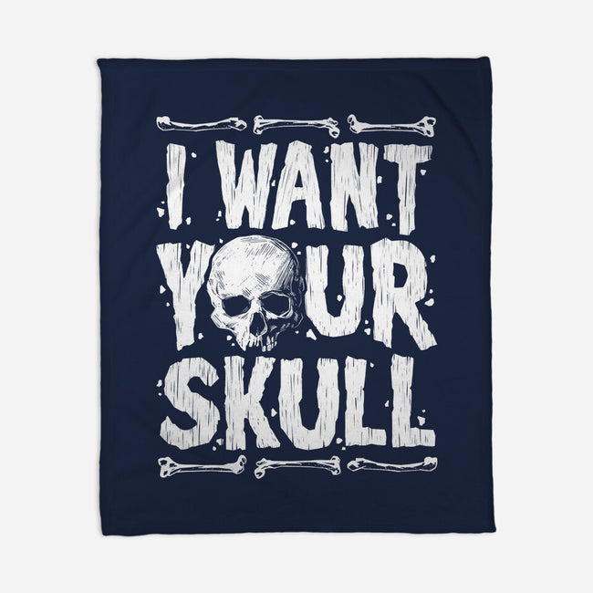 Skull Harvester-None-Fleece-Blanket-Getsousa!