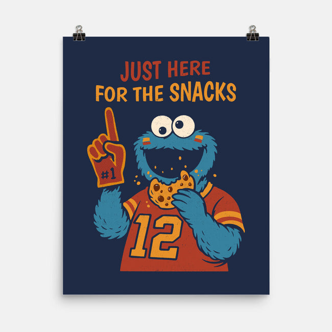 I'm Just Here For The Snacks-None-Matte-Poster-Marinho