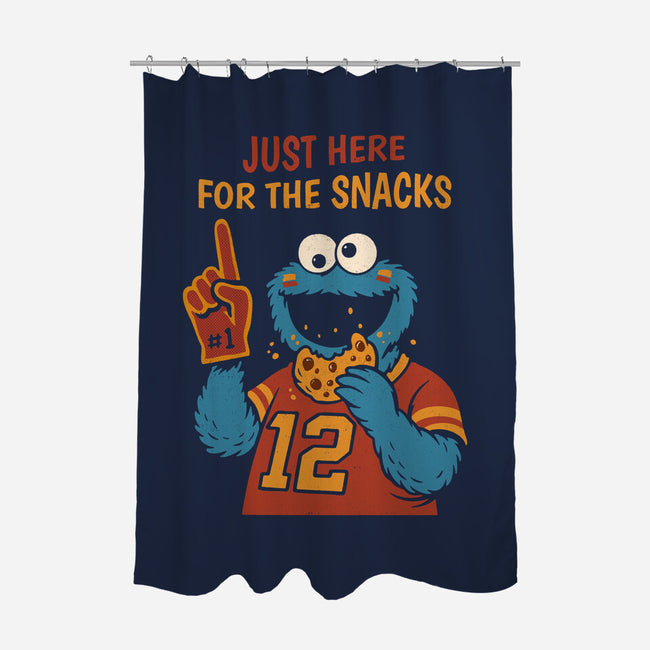 I'm Just Here For The Snacks-None-Polyester-Shower Curtain-Marinho
