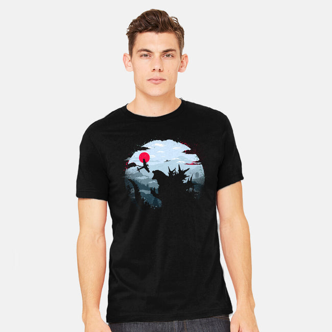 Monster King-Mens-Heavyweight-Tee-rocketman_art