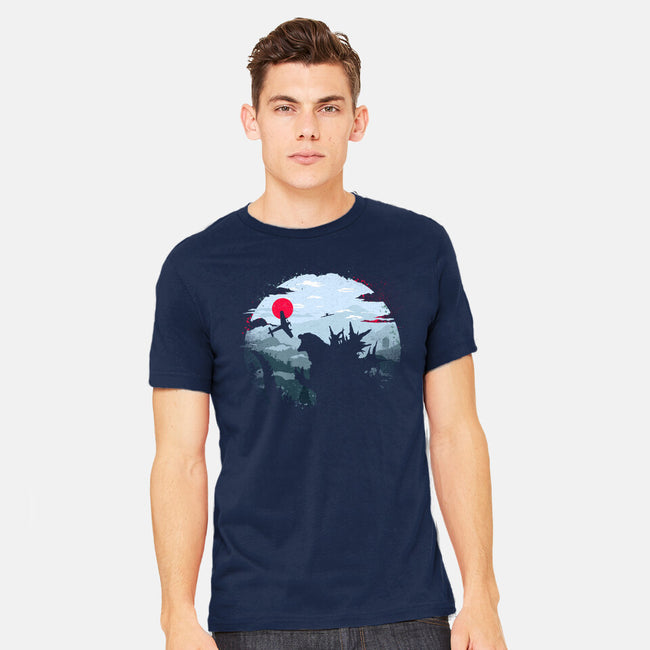 Monster King-Mens-Heavyweight-Tee-rocketman_art