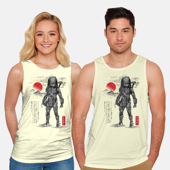 Wolf Predator Sumi-e-Unisex-Basic-Tank-DrMonekers