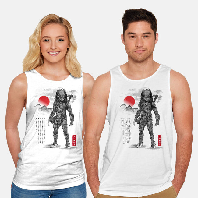 Wolf Predator Sumi-e-Unisex-Basic-Tank-DrMonekers