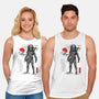 Wolf Predator Sumi-e-Unisex-Basic-Tank-DrMonekers