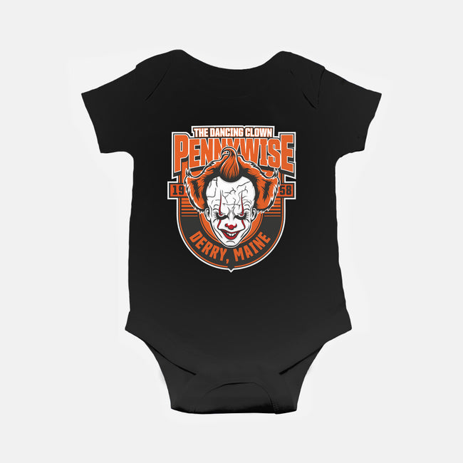The Dancing Clown Penny-Baby-Basic-Onesie-CarloJ1956