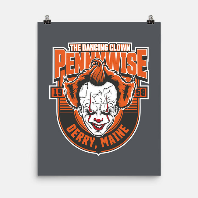 The Dancing Clown Penny-None-Matte-Poster-CarloJ1956