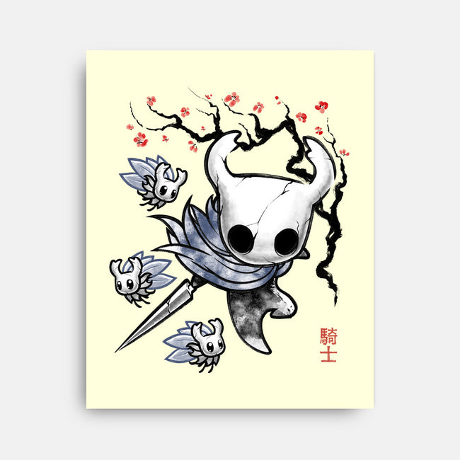 Little Ghost Sumi-E-None-Stretched-Canvas-Astrobot Invention
