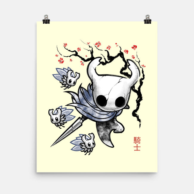 Little Ghost Sumi-E-None-Matte-Poster-Astrobot Invention