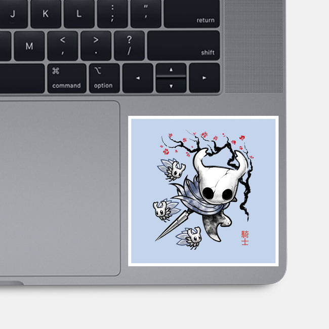 Little Ghost Sumi-E-None-Glossy-Sticker-Astrobot Invention