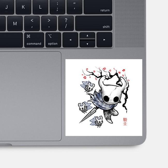 Little Ghost Sumi-E-None-Glossy-Sticker-Astrobot Invention