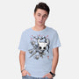 Little Ghost Sumi-E-Mens-Basic-Tee-Astrobot Invention