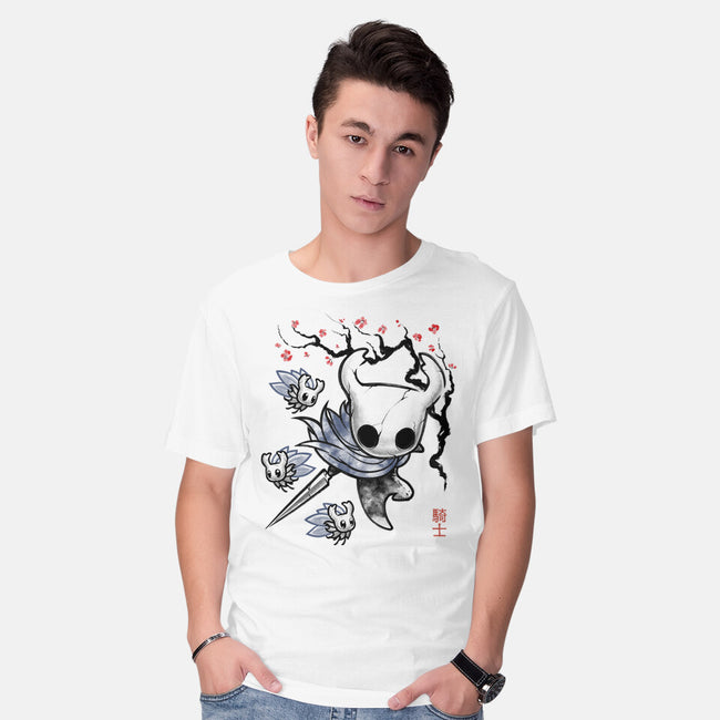 Little Ghost Sumi-E-Mens-Basic-Tee-Astrobot Invention