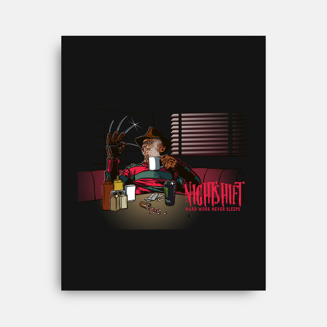 Hard Work Never Sleeps-None-Stretched-Canvas-AndreusD