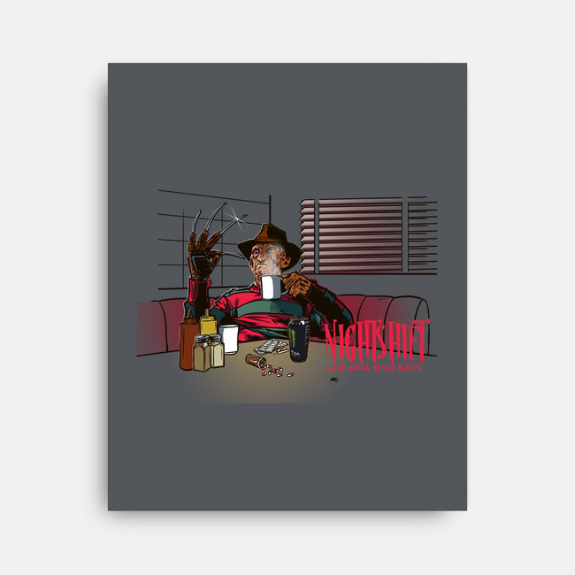 Hard Work Never Sleeps-None-Stretched-Canvas-AndreusD