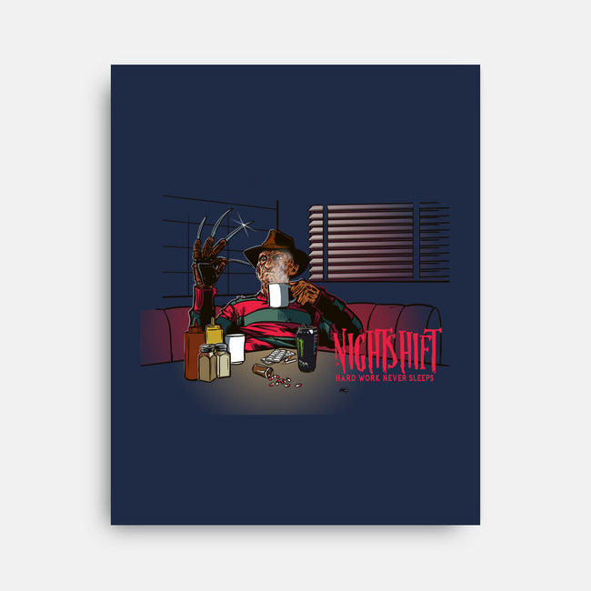 Hard Work Never Sleeps-None-Stretched-Canvas-AndreusD