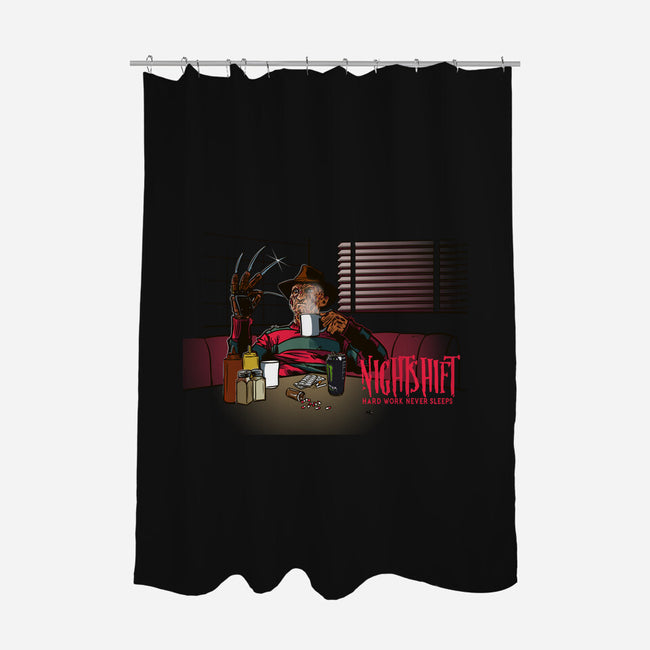 Hard Work Never Sleeps-None-Polyester-Shower Curtain-AndreusD