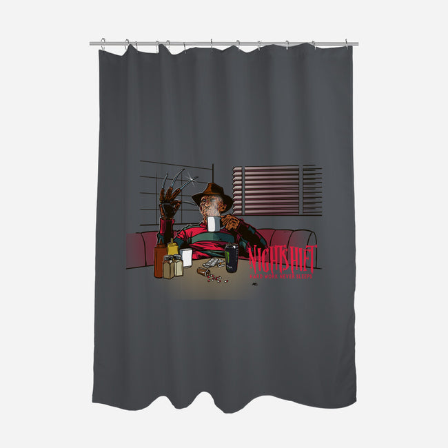 Hard Work Never Sleeps-None-Polyester-Shower Curtain-AndreusD