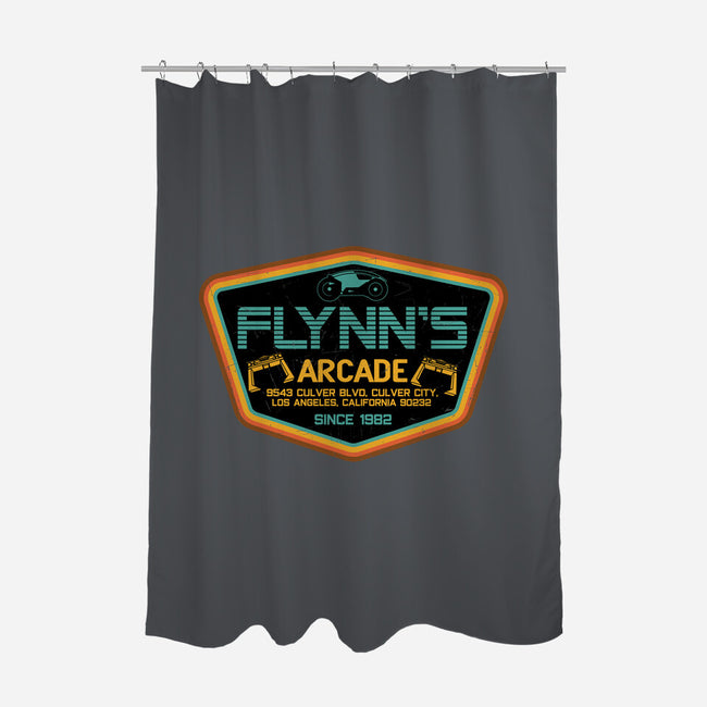 Flynn's Arcade Since 1982-None-Polyester-Shower Curtain-CarloJ1956
