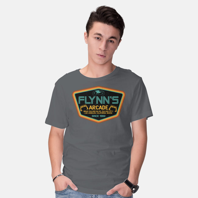 Flynn's Arcade Since 1982-Mens-Basic-Tee-CarloJ1956
