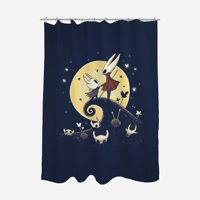 Knightmare-None-Polyester-Shower Curtain-retrodivision