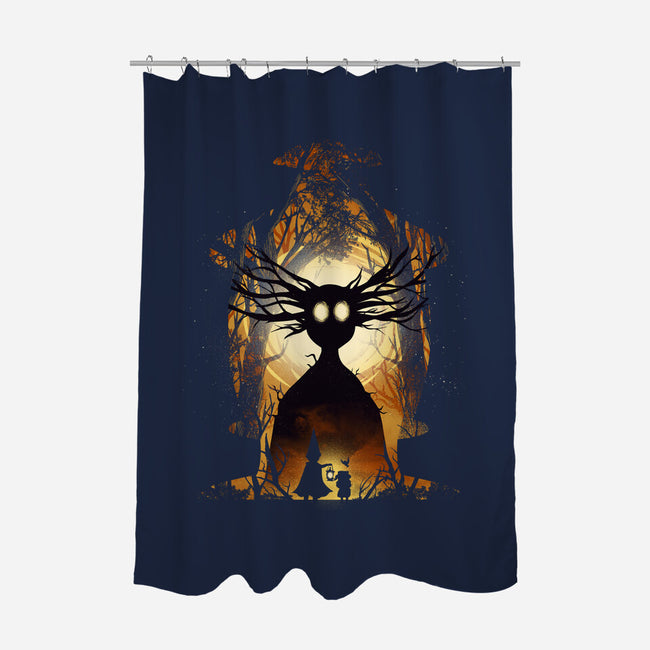 Into The Unknown Wall-None-Polyester-Shower Curtain-dandingeroz
