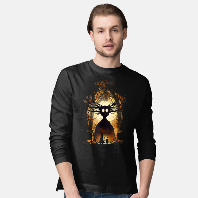 Into The Unknown Wall-Mens-Long Sleeved-Tee-dandingeroz