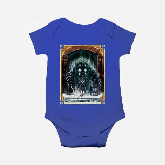 The Protector Under The Sea-Baby-Basic-Onesie-zascanauta