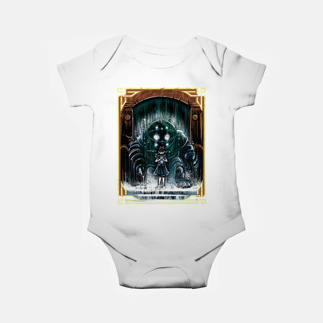 The Protector Under The Sea-Baby-Basic-Onesie-zascanauta
