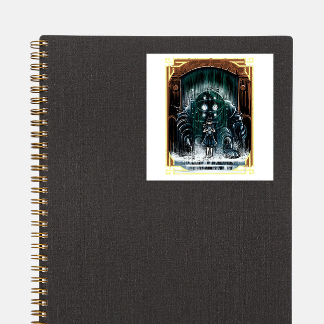 The Protector Under The Sea-None-Glossy-Sticker-zascanauta