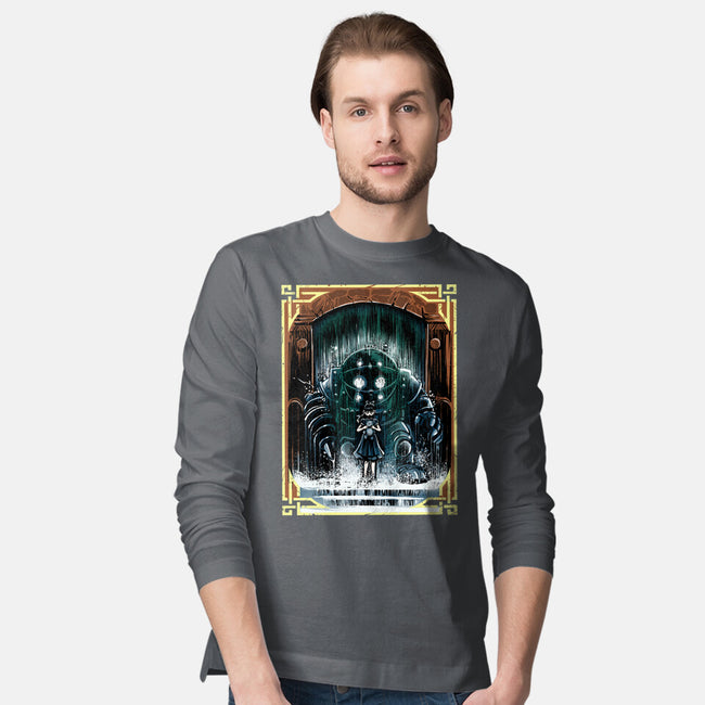 The Protector Under The Sea-Mens-Long Sleeved-Tee-zascanauta
