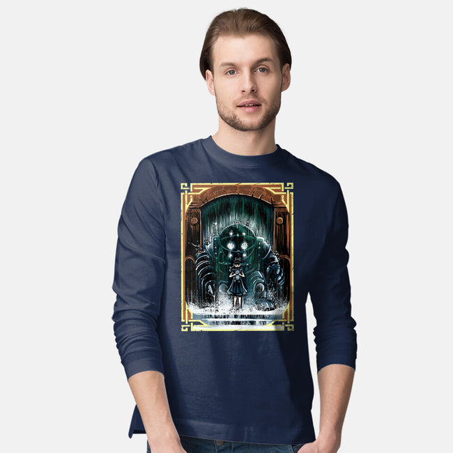 The Protector Under The Sea-Mens-Long Sleeved-Tee-zascanauta