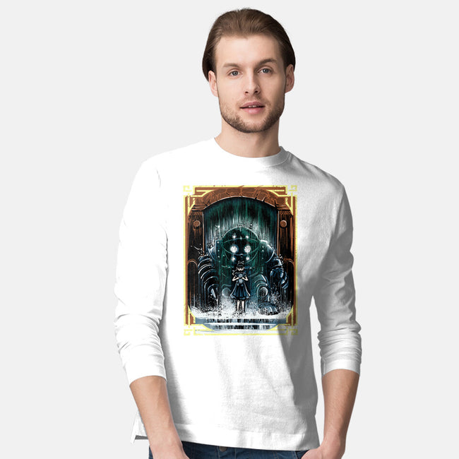 The Protector Under The Sea-Mens-Long Sleeved-Tee-zascanauta