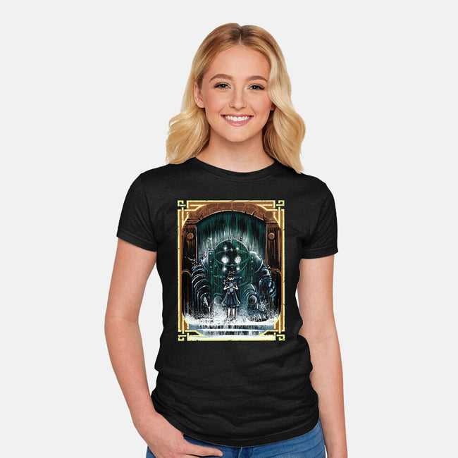The Protector Under The Sea-Womens-Fitted-Tee-zascanauta