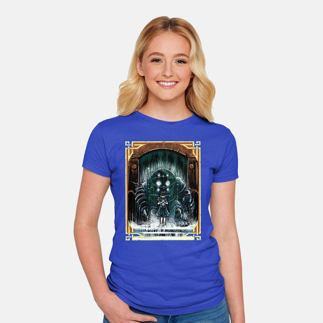The Protector Under The Sea-Womens-Fitted-Tee-zascanauta