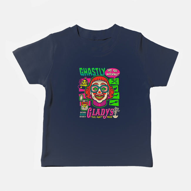 Ghastly Gladys-Baby-Basic-Tee-Wheels