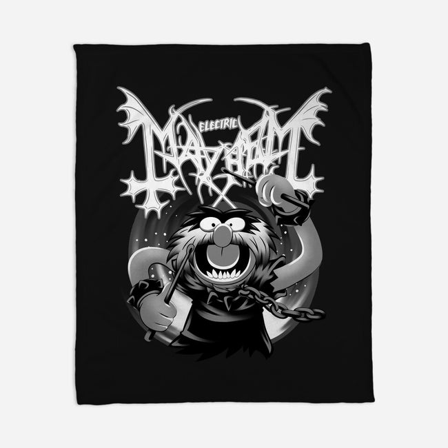 Animal Mayhem-None-Fleece-Blanket-rmatix