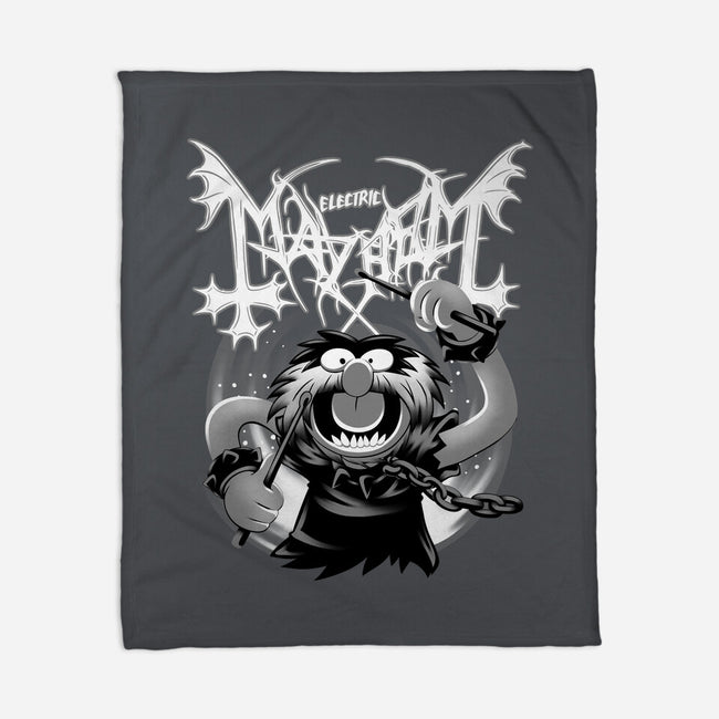 Animal Mayhem-None-Fleece-Blanket-rmatix