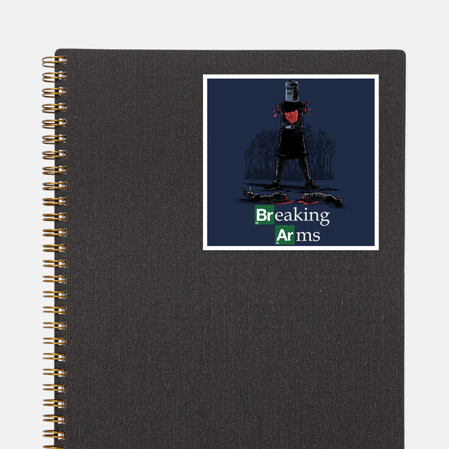 Breaking Arms-None-Glossy-Sticker-zascanauta