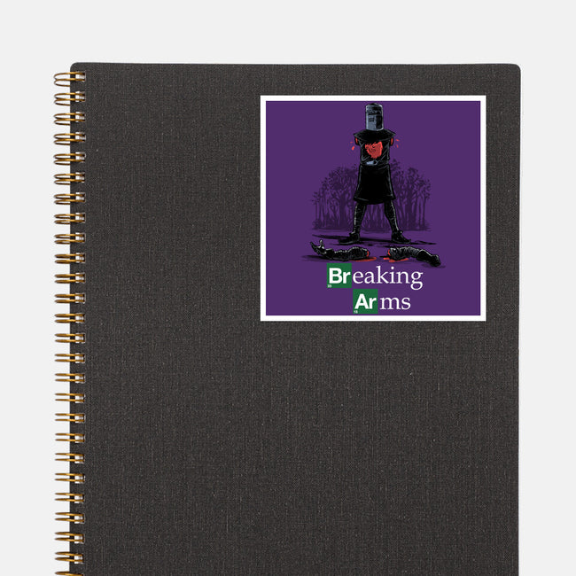 Breaking Arms-None-Glossy-Sticker-zascanauta