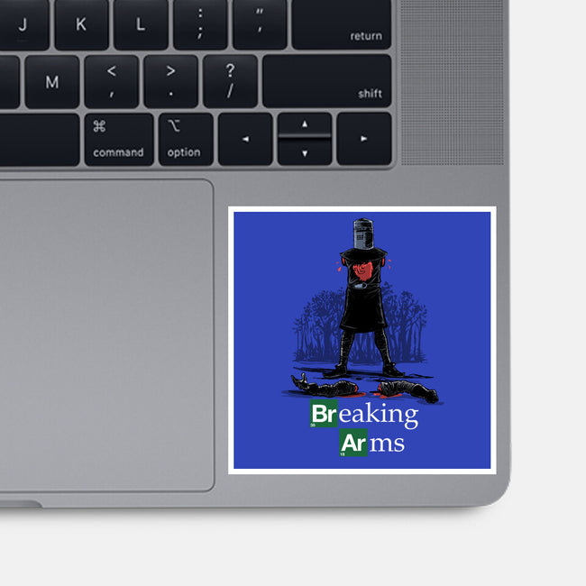 Breaking Arms-None-Glossy-Sticker-zascanauta