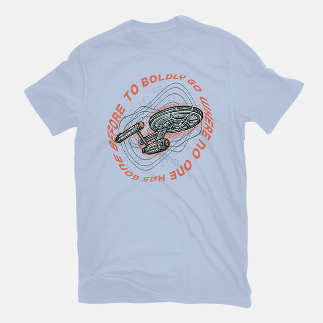 Travel To Space-Mens-Basic-Tee-glitchygorilla