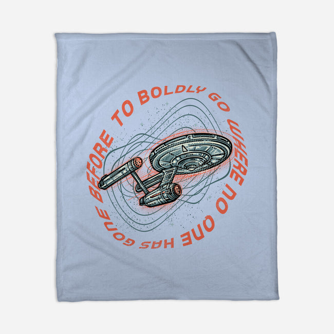 Travel To Space-None-Fleece-Blanket-glitchygorilla