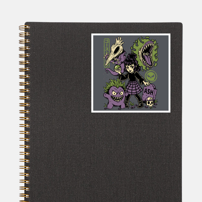Ghost Monster Trainer-None-Glossy-Sticker-Studio Mootant
