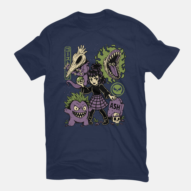Ghost Monster Trainer-Womens-Basic-Tee-Studio Mootant
